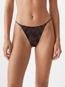 Calvin Klein Underwear Figi klasyczne LV00QF8657 Brązowy. Brązowe figi Calvin Klein Underwear, bez wzorów, z syntetyku. Za 119,99 zł.
