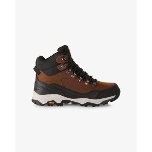 Unisex wysokie buty outdoorowe Kilpi TRACKER HIGH WP-U. Brązowe buty trekkingowe Kilpi, z nylonu, bez zapięcia. Za 422,05 zł.