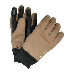 Rękawice VAUDE Manukau II. Brązowe rękawiczki Vaude, bez wzorów. Za 217,15 zł.