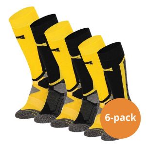 Skarpety snowboardowe Xtreme, 6 par, Multi Żółty. Żółte skarpetki XTREME SOCKSWEAR, bez wzorów. Za 499,99 zł.