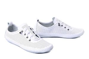 ARTIKER RELAKS 54C0831 biały, półbuty damskie. Białe półbuty Artiker Relaks, na lato, bez wzorów, ze skóry, bez obcasa, bez zapięcia. Za 165,67 zł.