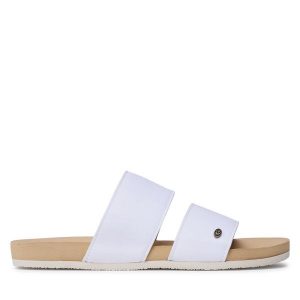 Klapki Rip Curl. Białe kalosze Rip Curl, bez wzorów. Za 329,99 zł.