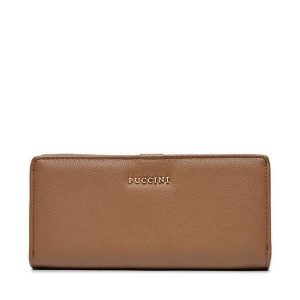 Portfel Puccini. Zielone portfele Puccini, bez wzorów. Za 159,99 zł.