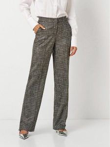 Rosner Spodnie "Luisa" w kolorze czarnym rozmiar: 36K. Czarne spodnie z wysokim stanem Rosner, bez wzorów, z materiału, z podwyższonym stanem. Za 173,99 zł.