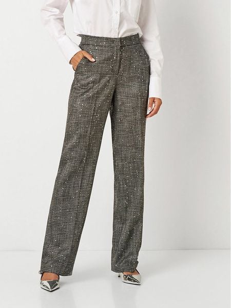 Rosner Spodnie "Luisa" w kolorze czarnym rozmiar: 44/L22. Czarne spodnie z wysokim stanem Rosner, bez wzorów, z materiału, z podwyższonym stanem. Za 130,81 zł.