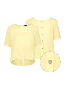 Eight2Nine Bluzka w kolorze żółtym rozmiar: L/XL. Żółte bluzki Eight2Nine, l, bez wzorów, bez kołnierzyka, bez ramiączek. Za 131,74 zł.