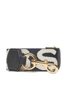 Marc Jacobs Wymienny pasek do torebki 2S3SST013S02 Czarny. Czarne paski Marc Jacobs, bez wzorów, z materiału, bez dodatków. Za 499,99 zł.