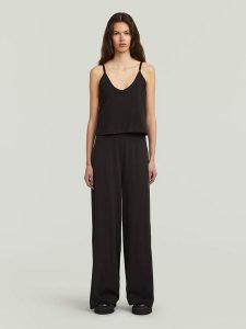 G-Star Kombinezon w kolorze czarnym rozmiar: XL. Czarne kombinezony G-Star, xl, bez wzorów, z bawełny, retro, bez kołnierzyka, bez ramiączek. Za 193,95 zł.