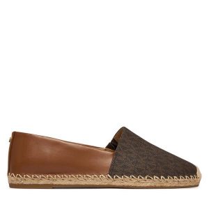 Espadryle MICHAEL Michael Kors. Brązowe espadryle MICHAEL Michael Kors, bez wzorów, bez obcasa. Za 549,99 zł.