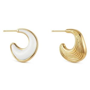 Kolczyki Guess. Białe kolczyki Guess. Za 273,99 zł.