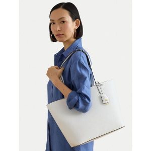 Torebka LAUREN RALPH LAUREN. Shopper bag Lauren Ralph Lauren, bez wzorów, bez dodatków. Za 725,99 zł.