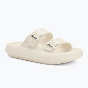 Klapki damskie Ellesse Karly. Brązowe klapki Ellesse, bez wzorów, z materiału, bez obcasa. Za 52,99 zł.