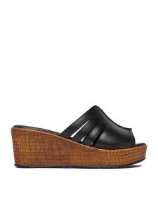 Lasocki Klapki CEO-WI16-NYASA-05 Czarny. Czarne klapki Lasocki, bez wzorów, ze skóry, bez obcasa. Za 179,99 zł.