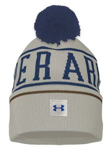 Under Armour Czapka "Halftime Pom" w kolorze szarym rozmiar: onesize. Szare czapki Under Armour, bez wzorów, ze splotem. Za 99,33 zł.