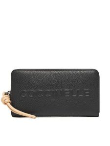 Coccinelle Portfel E2 QBB 11 32 01 Czarny. Czarne portfele Coccinelle, bez wzorów, ze skóry. Za 449,99 zł.
