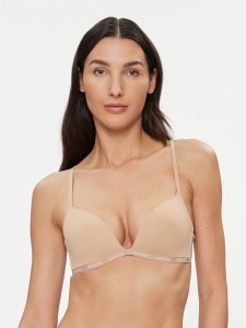 Guess Biustonosz bezfiszbinowy O3YC02 KBS50 Beżowy. Brązowe biustonosze Guess, z aplikacjami, z syntetyku. Za 219,99 zł.