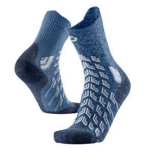 Skarpety trekkingowe kobieta Therm-ic Trekking Cool Crew Lady wysokosc goleni. Niebieskie skarpetki THERM-IC, bez wzorów, z poliamidu. Za 112,00 zł.