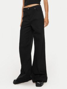 Pinko Jeansy Wendy 103862 A20K Czarny Relaxed Fit. Czarne jeansy Pinko, bez wzorów, z bawełny. Za 689,99 zł.