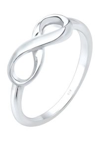 Elli Damski Infinity nieskończoność w srebrze próby 925 Sterling Silver Pierścionki 1 ct. Szare pierścionki Elli, srebrne. Za 183,99 zł.