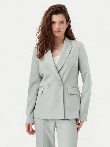 ONLY Marynarka Malika 15334210 Zielony Regular Fit. Zielone marynarki i żakiety ONLY, bez wzorów, z syntetyku. Za 129,99 zł.