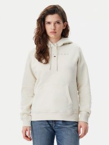 Tommy Jeans Bluza Tonal Linear DW0DW20304 Beżowy Regular Fit. Brązowe bluzy Tommy Jeans, m, bez wzorów, z bawełny, bez kaptura. Za 219,99 zł.