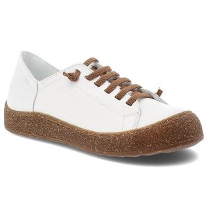 Półbuty damskie Ravini, cholewka ze skóry naturalnej licowej wiązany fason z zabudowanym przodem, białe, 1301. Białe półbuty Ravini, bez wzorów, ze skóry, bez obcasa, bez zapięcia. Za 309,00 zł.