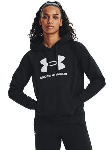 Under Armour Bluza "Rival" w kolorze czarnym rozmiar: XL. Czarne bluzy Under Armour, xl, bez wzorów, z kapturem. Za 175,95 zł.
