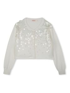 Billieblush Kardigan w kolorze kremowym rozmiar: 116. Brązowe kardigany Billieblush, z bawełny. Za 173,99 zł.