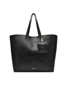 Gino Rossi Torebka C-THARAL-DA8078 Czarny. Czarne shopper bag Gino Rossi, bez wzorów, z materiału, bez dodatków. Za 299,99 zł.