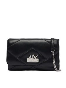 Armani Exchange Torebka XW000358 AF26568 UC001 Czarny. Czarne torebki klasyczne Armani Exchange, bez wzorów, ze skóry, bez dodatków. Za 454,99 zł.