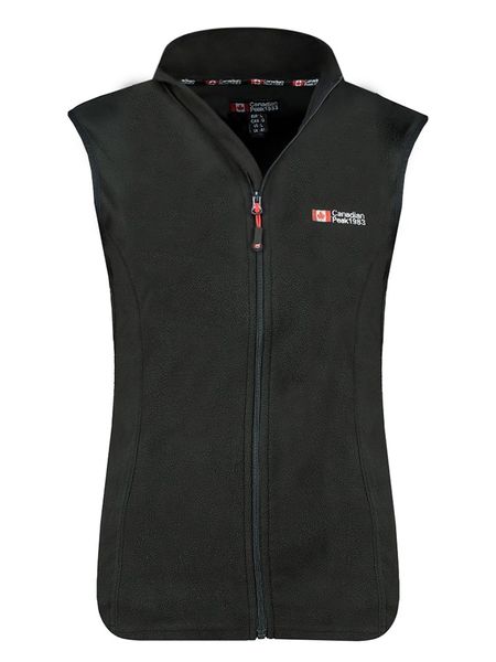 Canadian Peak Kamizelka polarowa w kolorze czarnym rozmiar: M. Czarne kamizelki Canadian Peak, m, bez wzorów, z polaru, bez kołnierzyka, bez ramiączek, bez kaptura. Za 56,66 zł.