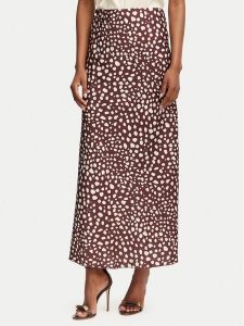 Rinascimento Spódnica maxi CFC0129022003 Brązowy Regular Fit. Brązowe spódnice Rinascimento, s, bez wzorów, z syntetyku, maxi. Za 454,99 zł.