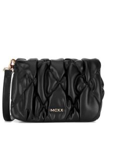 MEXX Torebka MEXX-B-022-06 Czarny. Czarne listonoszki Mexx, bez wzorów, z materiału, bez dodatków. Za 125,99 zł.
