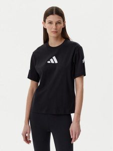 Adidas T-Shirt Z.N.E. JJ4778 Czarny Regular Fit. Czarne t-shirty ADIDAS, s, bez wzorów, z bawełny, bez kołnierzyka, bez ramiączek. Za 109,99 zł.