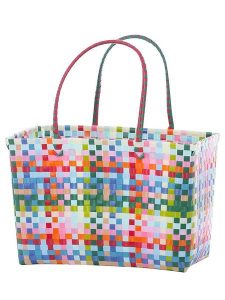 Overbeck and Friends Shopper bag "Tess" ze wzorem - 43 x 28 x 23 cm rozmiar: onesize. Shopper bag Overbeck and Friends, bez wzorów, z materiału, na ramię, bez dodatków. Za 144,92 zł.