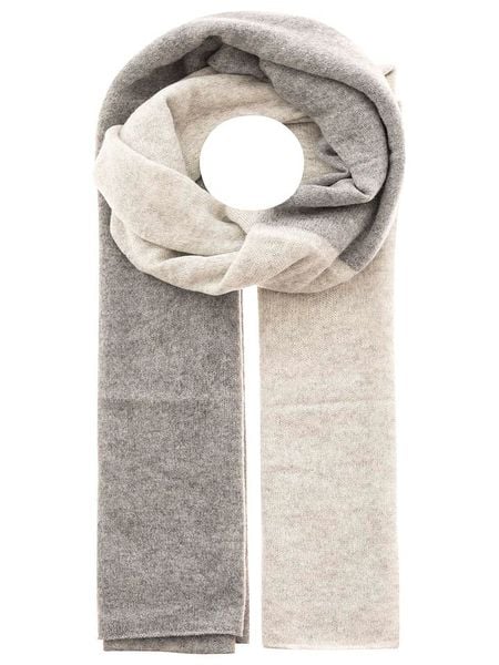 Zwillingsherz Kaszmirowy szal w kolorze szarym - 100 x 30 cm rozmiar: onesize. Szare szaliki Zwillingsherz, bez wzorów, z kaszmiru. Za 226,24 zł.