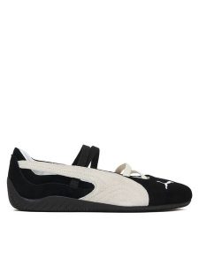 Puma Baleriny Speedcat Ballet SD 401287 06 Czarny. Czarne balerinki Puma, bez wzorów, ze skóry, bez obcasa, bez zapięcia. Za 398,99 zł.