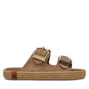 Espadryle Bohonomad. Brązowe espadryle Bohonomad, bez wzorów, bez obcasa. Za 299,99 zł.