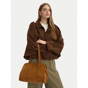 Torebka LOVE MOSCHINO. Brązowe torebki klasyczne LOVE MOSCHINO, bez wzorów, bez dodatków. Za 672,99 zł.