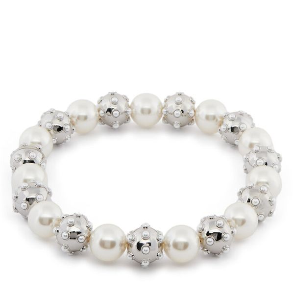 Naszyjnik Marc Jacobs. Szare naszyjniki Marc Jacobs, srebrne. Za 1 489,00 zł.