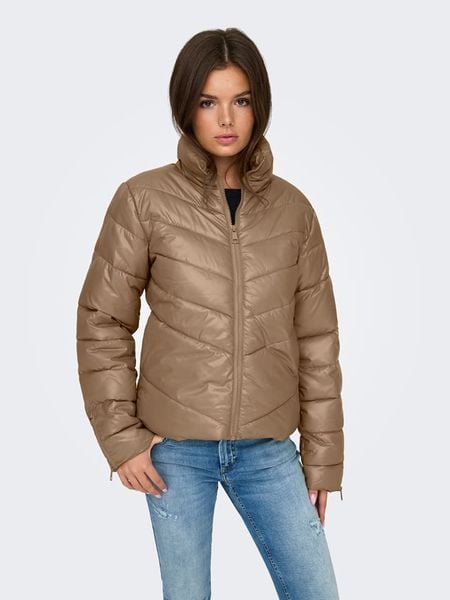 JDY Kurtka pikowana w kolorze jasnobrązowym rozmiar: XL. Brązowe kurtki JDY, xl, bez wzorów, bez kaptura. Za 105,63 zł.