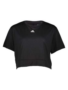 Adidas Koszulka w kolorze czarnym rozmiar: XL. Czarne bluzki ADIDAS, xl, bez wzorów, bez kołnierzyka, bez ramiączek. Za 61,75 zł.