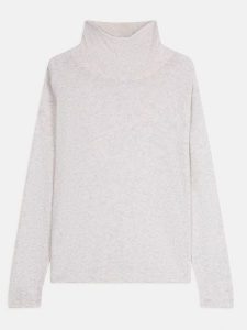AUTHENTIC CASHMERE Kaszmirowy sweter "Cheviot" w kolorze jasnoszarym rozmiar: XXL. Szare swetry oversize AUTHENTIC CASHMERE, xxl, bez wzorów, z kaszmiru, bez ramiączek. Za 301,48 zł.