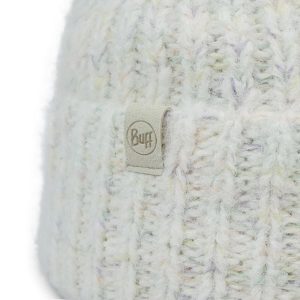 Czapka BUFF KNITTED & FLEECE BAND BEANIE EYLA. Niebieskie czapki Buff, bez wzorów, z elastanu. Za 149,90 zł.