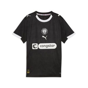 Młodzieżowa trzecia koszulka FC St. Pauli 25/26 PUMA Black White. Biała bluzki Puma, m, bez wzorów, eleganckie, bez kołnierzyka, bez ramiączek. Za 329,00 zł.