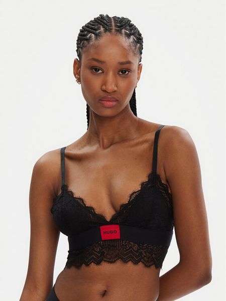 HUGO Biustonosz braletka 50535060 Czarny. Czarne biustonosze Hugo, bez wzorów, z syntetyku. Za 149,99 zł.