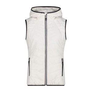 Damska kurtka bez rękawów z kapturem CMP. Białe kurtki CMP, bez wzorów, z puchu, z kapturem. Za 347,00 zł.