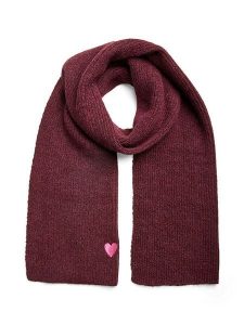 Pieces Szal "Malika" w kolorze bordowym rozmiar: onesize. Czerwone szaliki Pieces, bez wzorów. Za 82,99 zł.