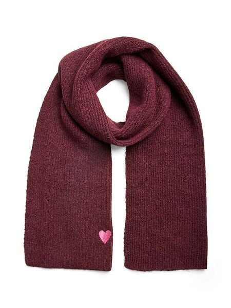 Pieces Szal "Malika" w kolorze bordowym rozmiar: onesize. Czerwone szaliki Pieces, bez wzorów. Za 108,74 zł.