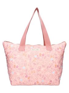 Hello Kitty Shopper bag "Hello Kitty Famous Floral" w kolorze różowym - 48 x 32 x 14 cm rozmiar: onesize. Różowe shopper bag HELLO KITTY, bez wzorów, z materiału, bez dodatków. Za 43,99 zł.